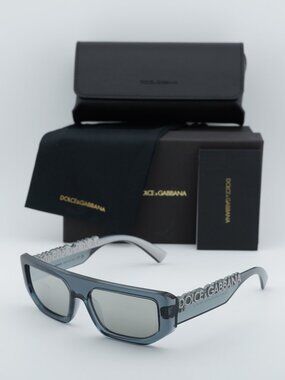 Dolce & Gabbana DG6203 32556G Rectangle Sunglasses - Grey